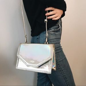 Silver Holographic Bag